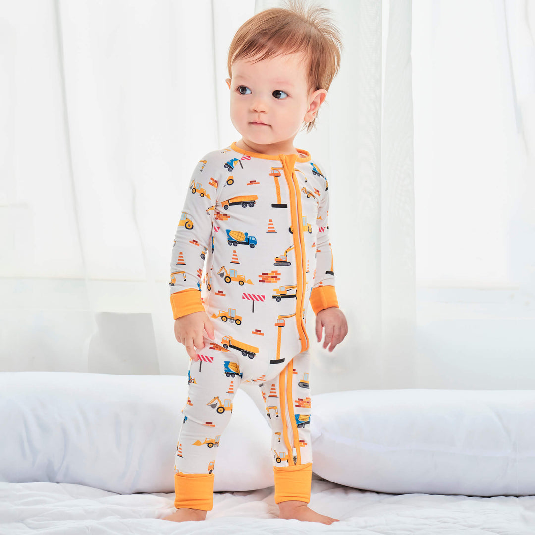 Construction Two Piece Pajama Set